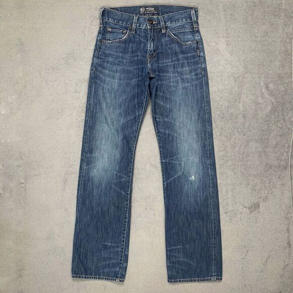 Silver Jeans Other - Silver Jeans Zac Mens 28x34 Blue Wash Relaxed Fit Straight Leg EMC Denim (29x32)
